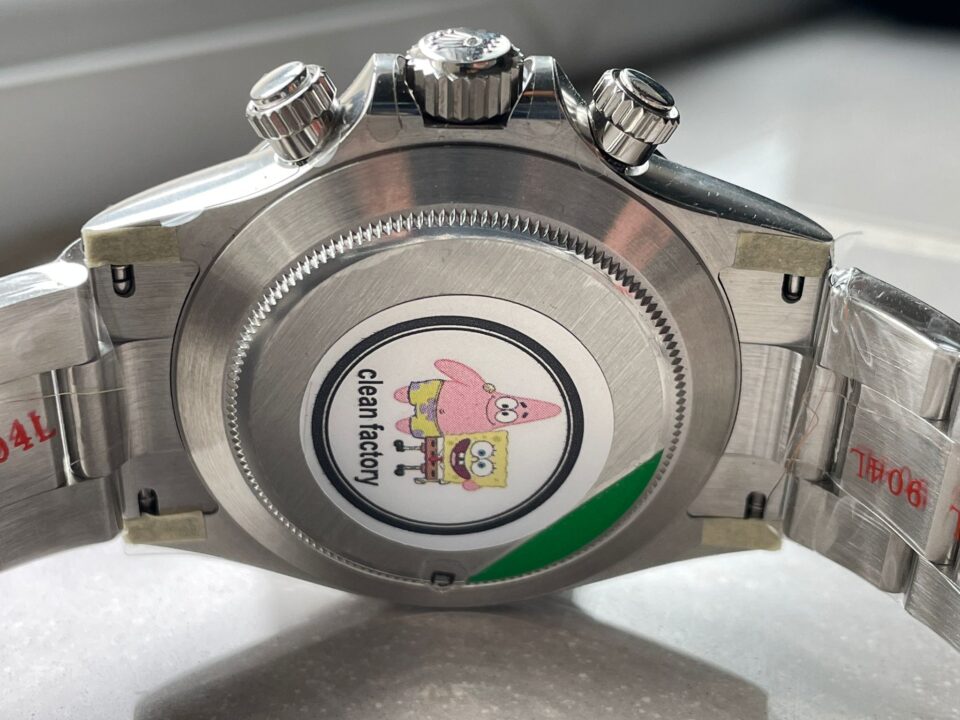 CLEAN FACTORY 1:1 Daytona 116500 PANDA Best Edition CF 904L SS Case and White Dial