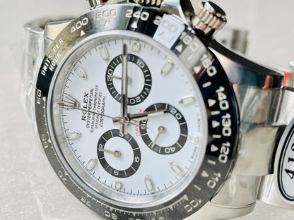 CLEAN FACTORY 1:1 Daytona 116500 PANDA Best Edition CF 904L SS Case and White Dial