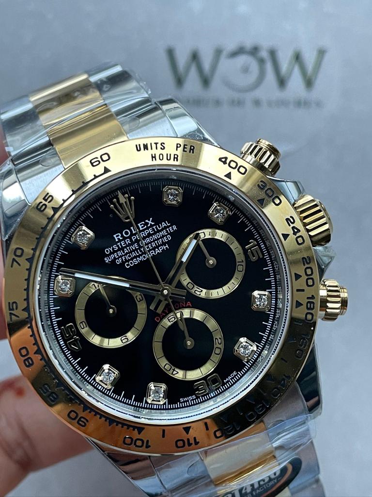 BTF Factory 1:1 Daytona 116503 904L YG/SS Black Dial A4130