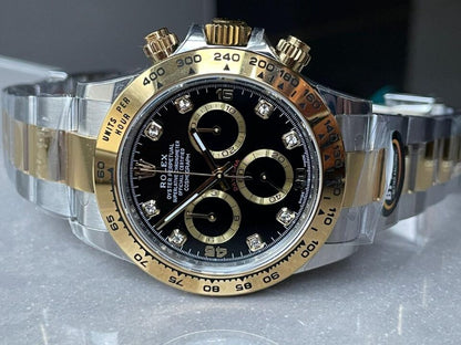 BTF Factory 1:1 Daytona 116503 904L YG/SS Black Dial A4130