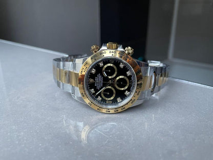 BTF Factory 1:1 Daytona 116503 904L YG/SS Black Dial A4130