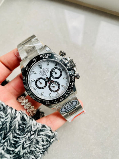 CLEAN FACTORY 1:1 Daytona 116500 PANDA Best Edition CF 904L SS Case and White Dial