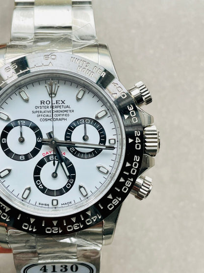 CLEAN FACTORY 1:1 Daytona 116500 PANDA Best Edition CF 904L SS Case and White Dial